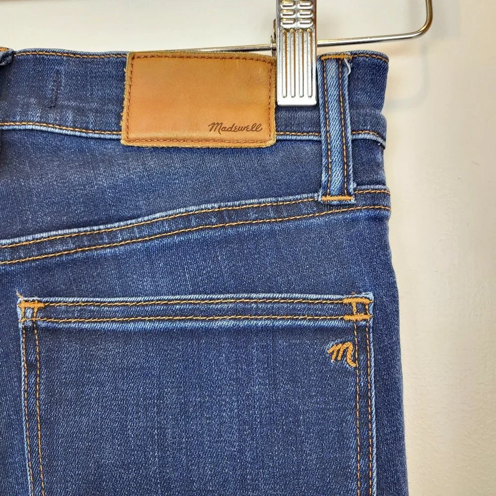 Madewell 9" inch High Rise Skinny Dark Blue Denim Jeans, Size 24, GUC - Picture 4 of 9